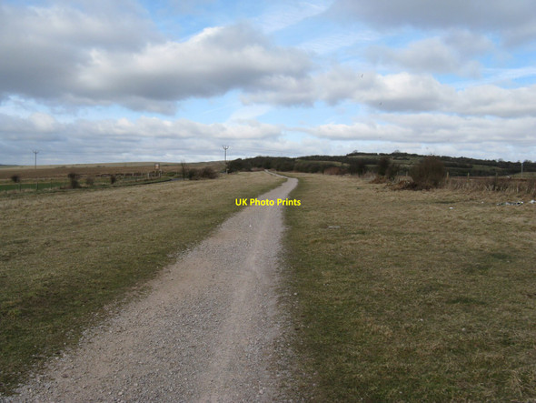 Photo 6"x4" Wheelchair access route running parallel to the Devils Dyke Road Saddlescombe c2010