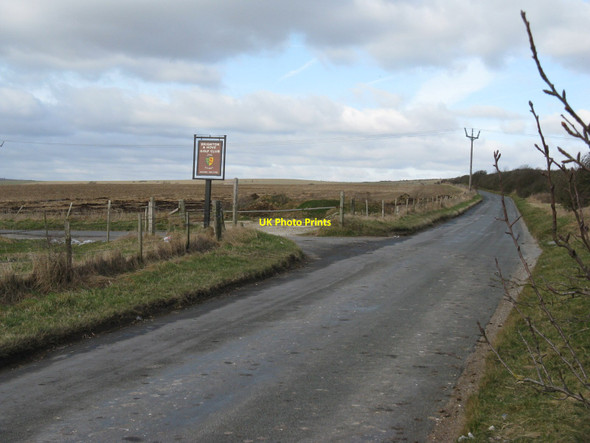 Photo 6"x4" Brighton and Hove Golf Club sign Saddlescombe c2010