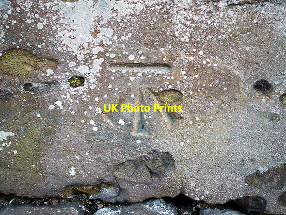 Photo 6"x4" Bench Mark, Bangor Bangor\/J5081 c2010 P1