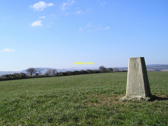 Photo 6"x4" Trig Point again Cenarth c2010