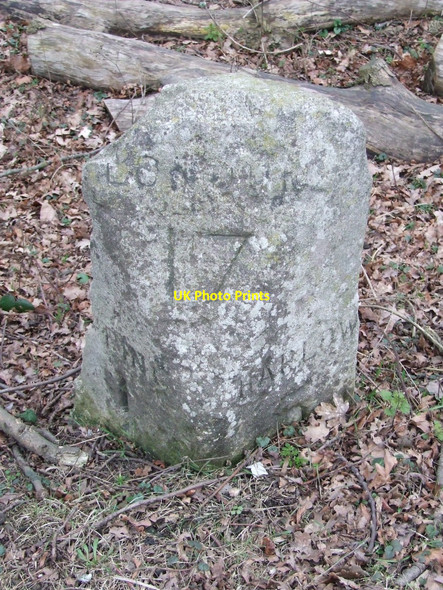Photo 6"x4" Old Milepost Epping c2010