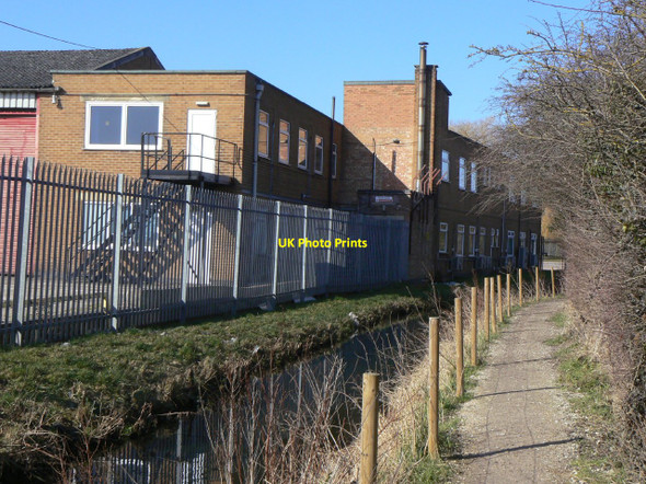Photo 6"x4" Footpath, brook and gypsum works Brook Hill\/SK5633 c2010