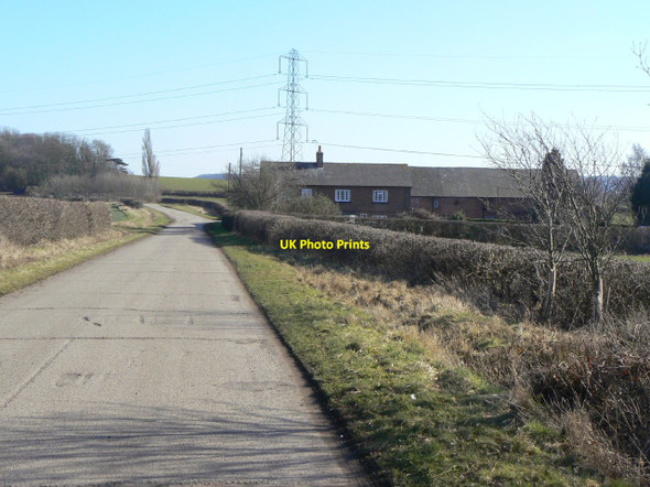 Photo 6"x4" Lane past Moor Farm Bradmore\/SK5831 c2010