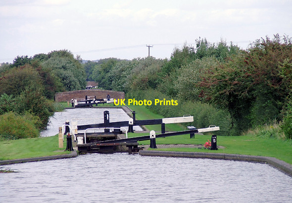 Photo 6"x4" The Curdworth flight of locks, Warwickshire Marston\/SP2094 c2008