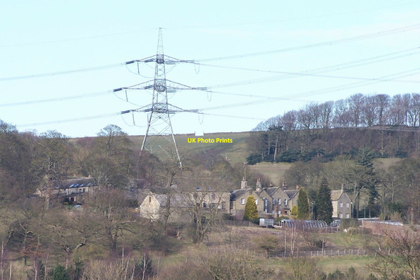 Photo 6"x4" Underbank Hall viewed from Underbank Reservoir, near Stocksbridge Stocksbridge c2010