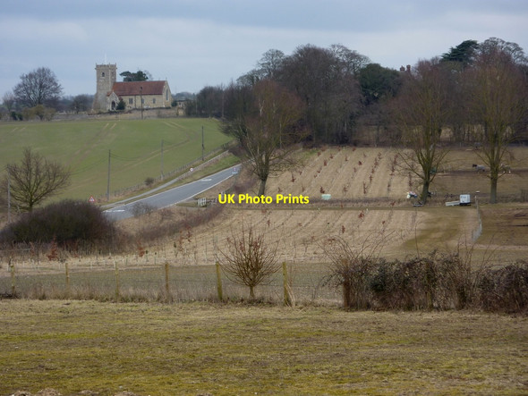 Photo 6"x4" Fields towards Creeting St Mary Creeting St Mary c2010