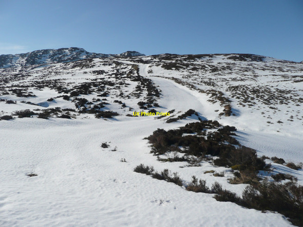Photo 6"x4" Estate track heading for Creag an Fhithich Lochan Sgaradh Gobhair c2010