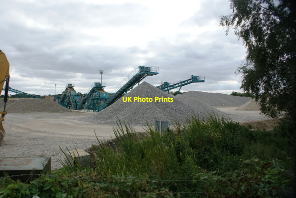 Photo 6"x4" Gravel workings at Colthrop Colthrop c2009