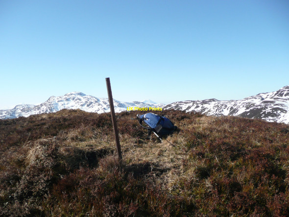 Photo 6"x4" Tom an Fhuarain summit Beinn Eagagach c2010
