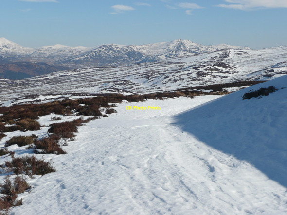 Photo 6"x4" Motorway or estate track north west of Creag an Fhithich Beinn Eagagach c2010