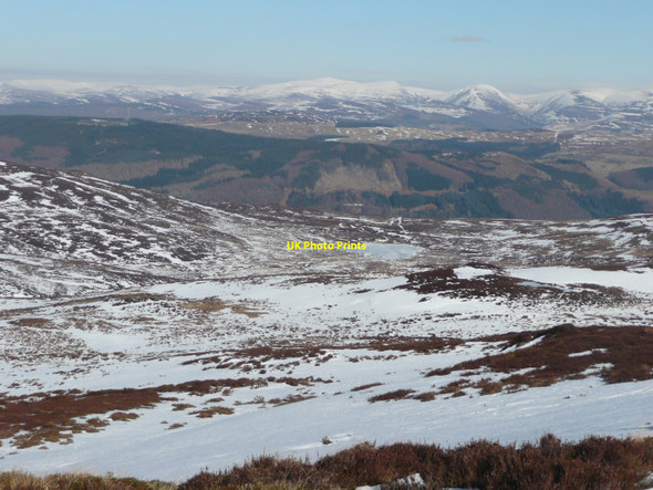 Photo 6"x4" Northern slopes of Tom an Fhuarain Beinn Eagagach c2010