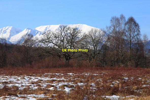 Photo 6"x4" View towards Aonach Mor Bohuntinville c2010