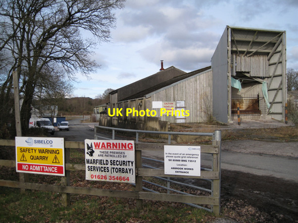 Photo 6"x4" Abbrook Works entrance Sandygate\/SX8674 c2010
