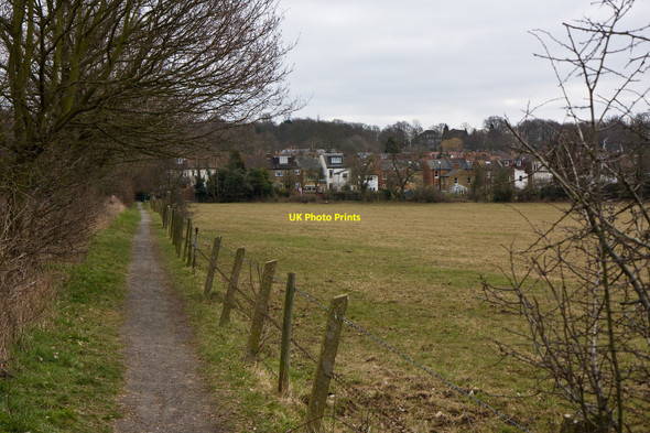 Photo 6"x4" Footpath to Birkbeck Road Edgware c2010