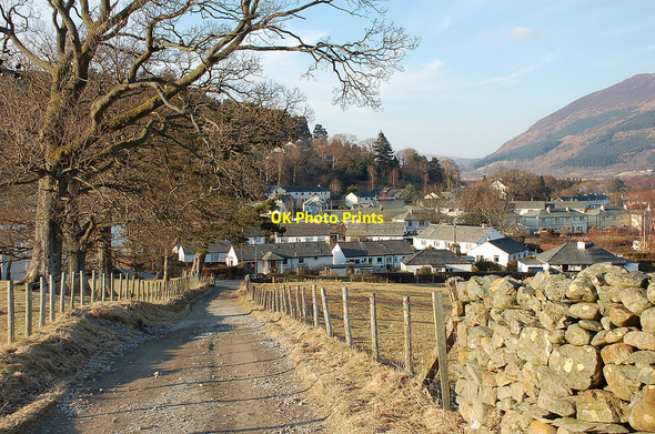 Photo 6"x4" The track into Braithwaite Braithwaite\/NY2323 c2010