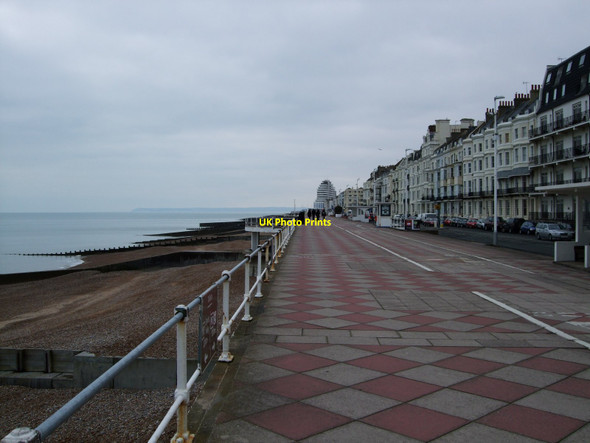 Photo 6"x4" Promenade West of Hastings Pier Hastings\/TQ8110 c2010
