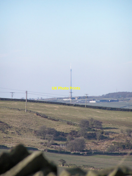 Photo 6"x4" Emley Moor Mast, from Green Moor, near Wortley Moor Head\/SE2212 c2010