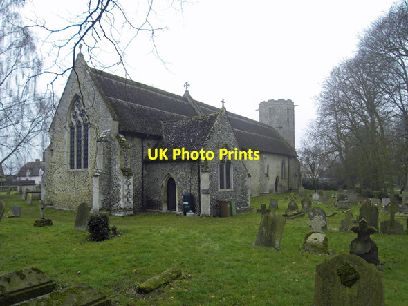 Photo 6"x4" Church of St. Giles, Risby Risby\/TL7966 c2010