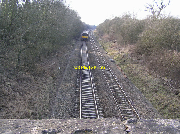 Photo 6"x4" Railway Line Wootton Bassett c2010