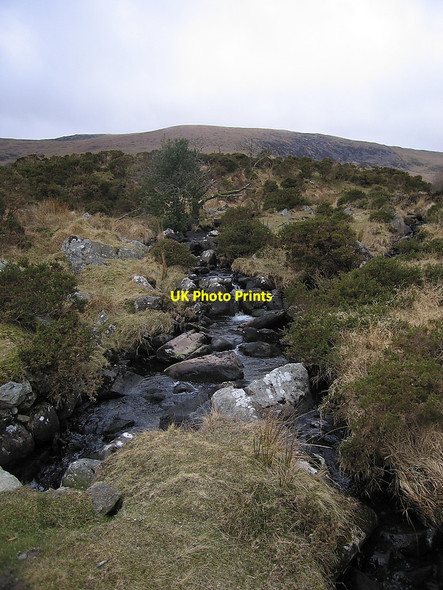 Photo 6"x4" Stream running off the Diffwys ridge Caerdeon c2010