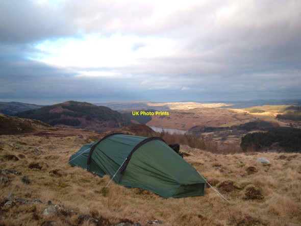 Photo 6"x4" Wild camp on Pen y Geuallt. Capel Curig c2010