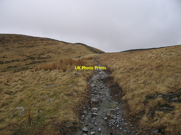 Photo 6"x4" Approaching Bwlch y Rhiwgyr Cutiau c2010