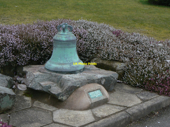 Photo 6"x4" The old fire bell Measham c2010