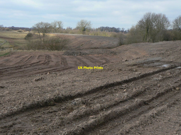 Photo 6"x4" Ashby Canal reclamation works Measham c2010