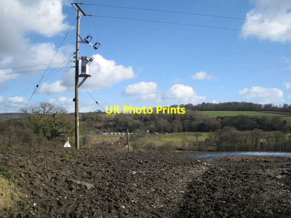 Photo 6"x4" A wet field above Gappah Gappah c2010