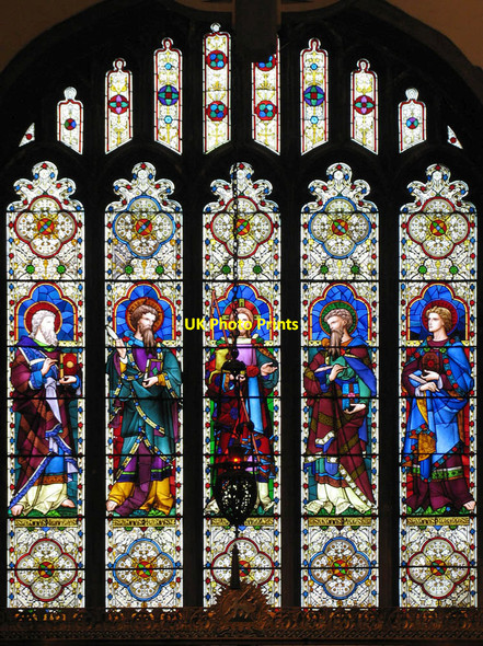 Photo 6"x4" St John the Baptist, Church Lane, Pinner - Window Pinner c2005