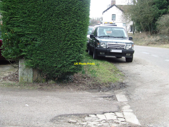 Photo 6"x4" Old Milepost Alburgh c2010