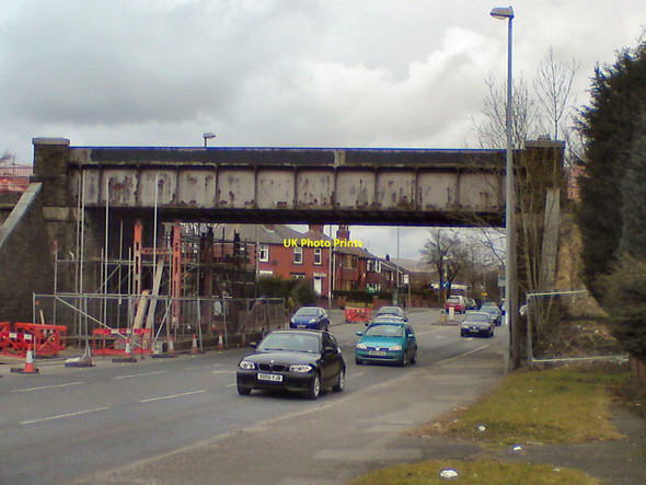 Photo 6"x4" Kingsway Railway Bridge Milnrow c2010