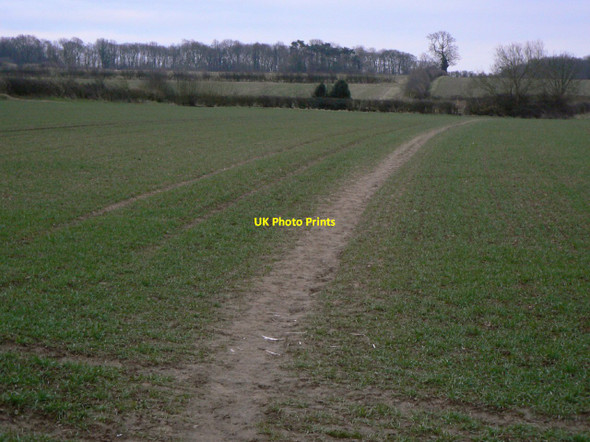 Photo 6"x4" Ivanhoe Way near Snarestone Snarestone c2010
