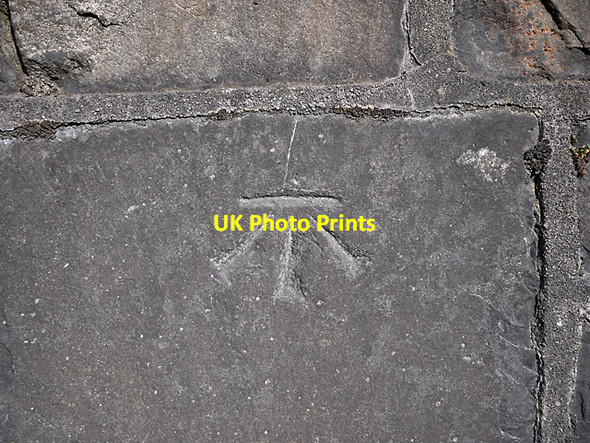 Photo 6"x4" Bench Mark, Belfast Dunmurry c2010
