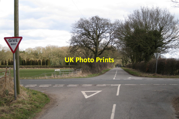 Photo 6"x4" Crossroads on Five Ways Road Five Ways\/SP2269 c2010