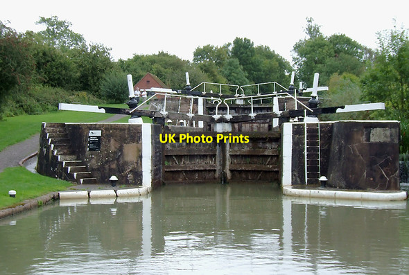 Photo 6"x4" Bascote Staircase Locks near Southam in Warwickshire Bascote c2008