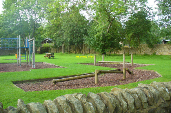 Photo 6"x4" Playground at Keldy Cabins Cawthorne\/SE7789 c2008