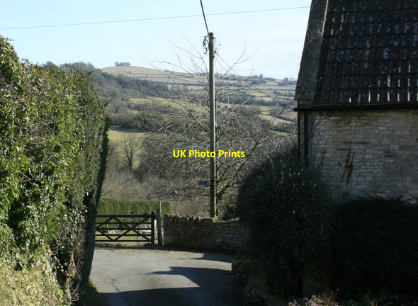 Photo 6"x4" 2010 : Side road at Upton Cheyney Swineford c2010