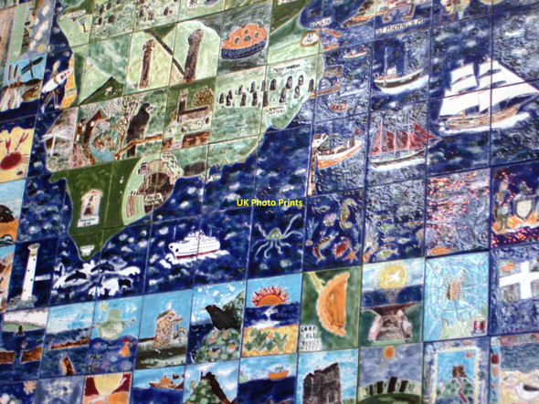 Photo 6"x4" Tile Mural Penzance Railway Station Penzance c2010