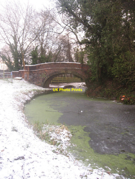 Photo 6"x4" Crindau Bridge in Winter Newport\/Casnewydd c2010