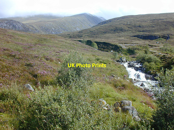 Photo 6"x4" Hillside around the Allt Daim Torlundy c2002