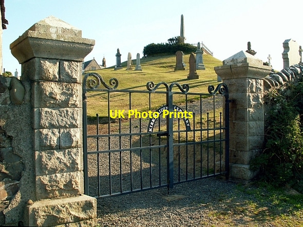 Photo 6"x4" Gates to Kirkmaiden Cemetery Kirkmaiden\/NX1236 c2008