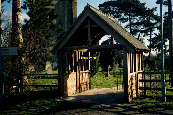 Photo 6"x4" Millennium lychgate  at Lenton St Peter's Lenton\/TF0230 c2001