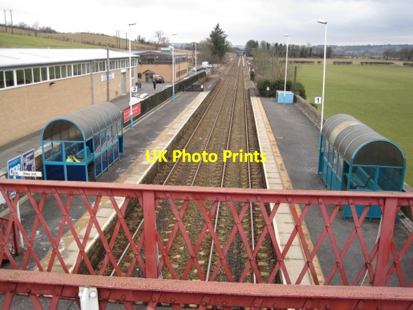 Photo 6"x4" Newcastle to Carlisle Railway at Corbridge Dilston c2010