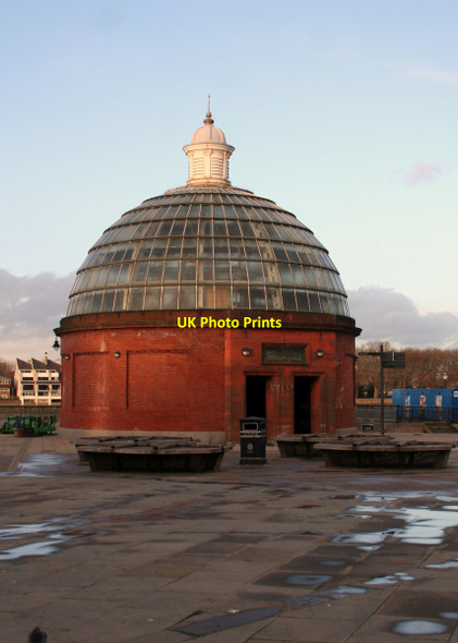 Photo 6"x4" Greenwich Tunnel Entrance Greenwich\/TQ3977 c2009