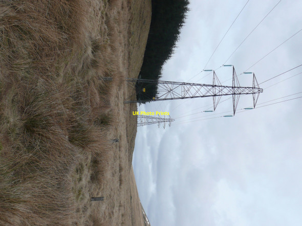 Photo 6"x4" Electricity pylons Amulree c2010