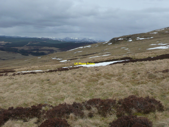 Photo 6"x4" The eastern slopes of Creag Bhiorach Amulree c2010