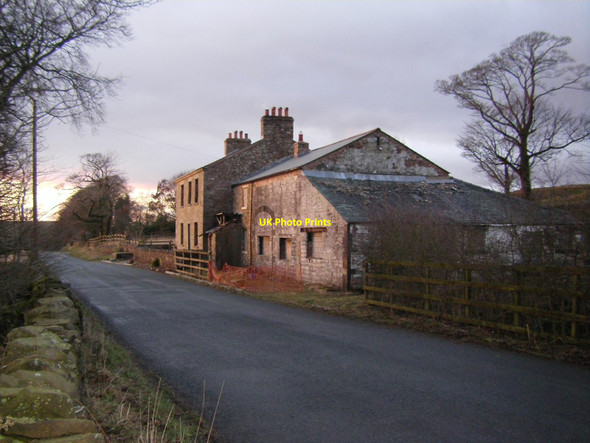 Photo 6"x4" Building that was the Moorcock Inn Oakenclough\/SD5447 c2010