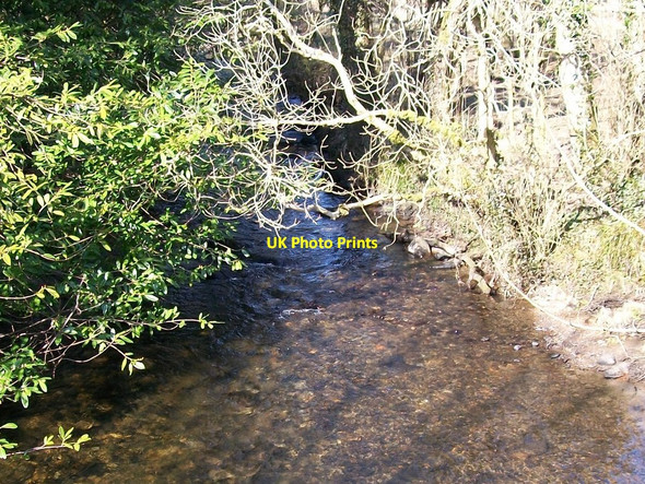 Photo 6"x4" Afon Dwyfach above the Betws Fawr footbridge Llanystumdwy c2010