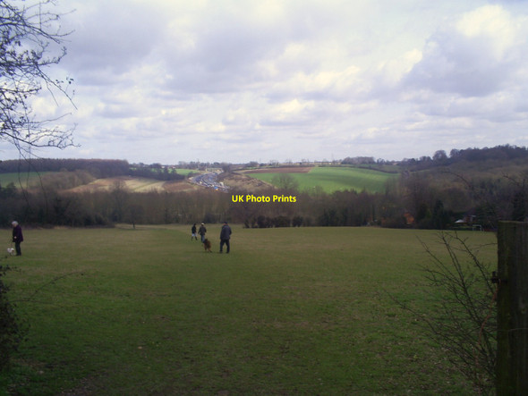 Photo 6"x4" Chorleywood House Estate with M25 in the distance Chorleywood c2010